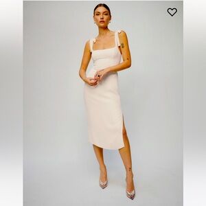Reformation Besse Dress - Ivory - Size 6